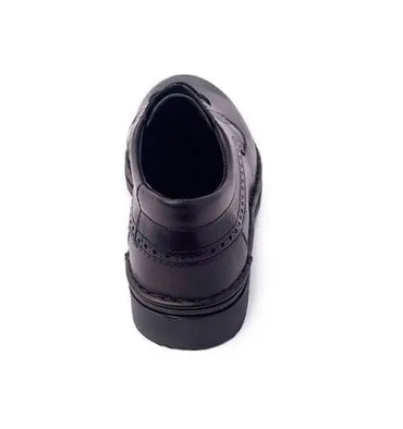 Zapato farmacia cordones hombre ancho especial ANCHO 15 pies muy delicados Calzafarma en negro