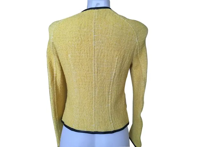 Zara Chaquetas Amarillo 