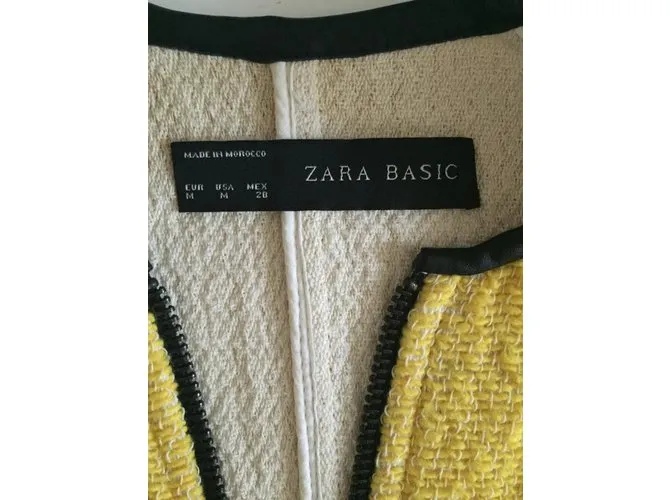 Zara Chaquetas Amarillo 