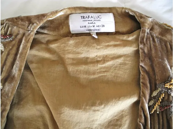 Zara Chaquetas Caramelo 